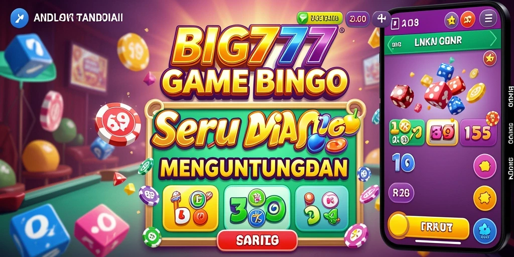 Tampilan gameplay Bingo yang seru di BIG777.