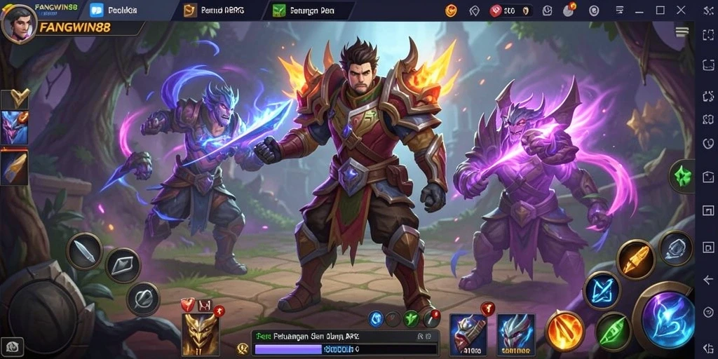 Gameplay mendebarkan di dunia fantastis FANGWIN88.