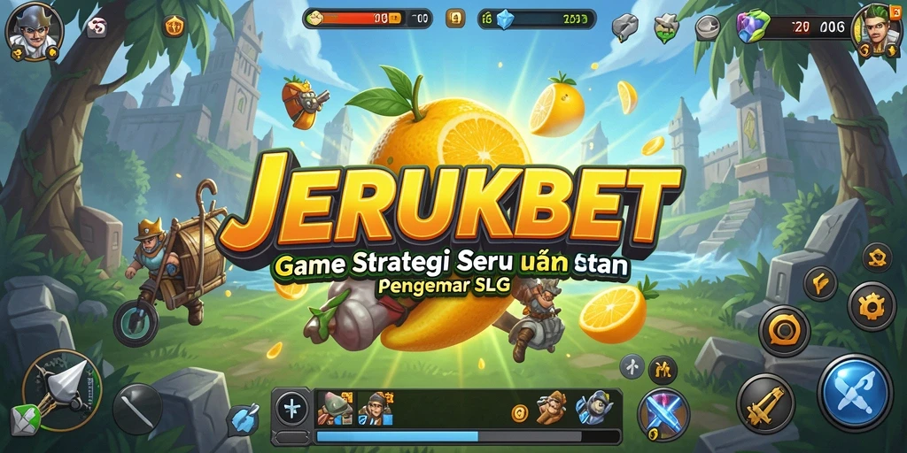 Tampilan gameplay menarik dengan elemen strategi dalam JERUKBET.